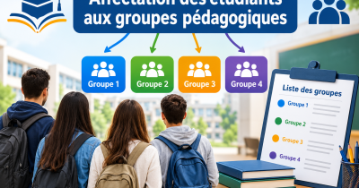 Répartition des étudiants dans les groupes pédagogiques